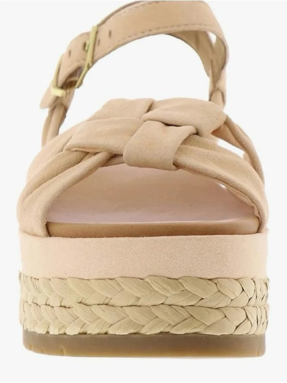 UGG Women's Neusch Sandals Peach Fuzz Suede Size 8.5